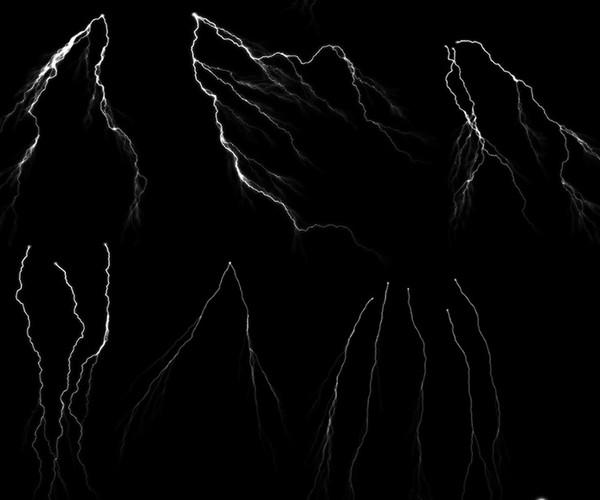 ArtStation Lightning Brushes Brushes